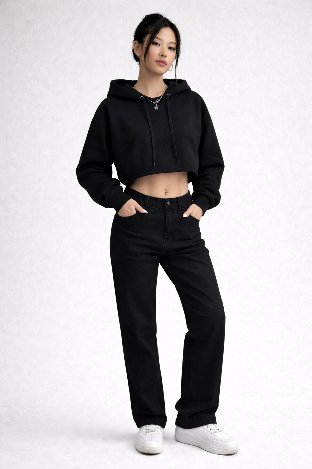 Classic Crop Hoodie